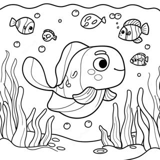 Luca Underwater Scene Coloring Page 40184-8779