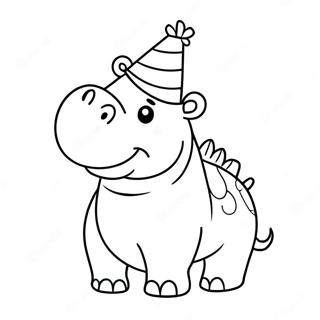 Hippo Coloring Pages