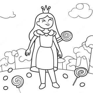 Princess Bubblegum In The Candy Kingdom Coloring Page 41004 8962