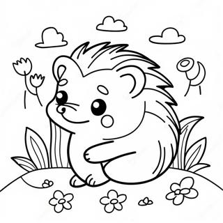 Hedgehog Coloring Pages