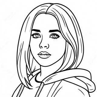 Billie Eilish Coloring Pages