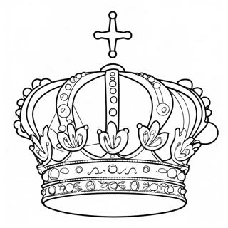 Crown Coloring Pages