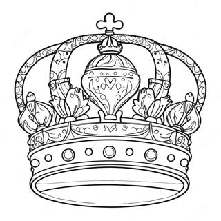 Royal Crown Coloring Page 41540-9074