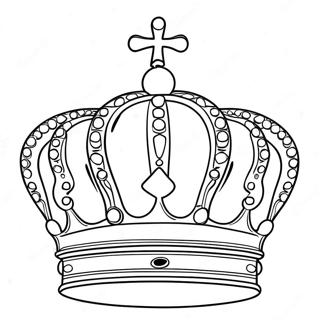 Royal Crown Coloring Page 41540-9076