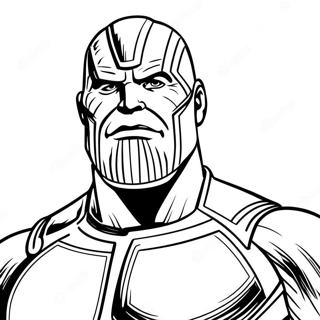 Thanos Coloring Pages