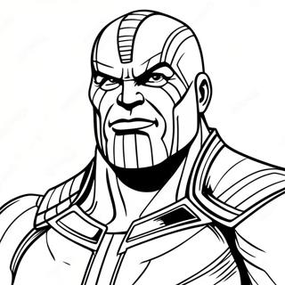 Thanos With Cosmic Power Coloring Page 41632 9106