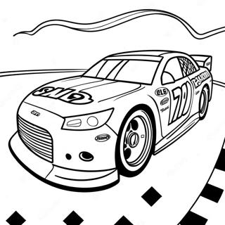 Nascar Race Car Coloring Page 41820-9136