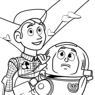 Woody And Buzz Lightyear Adventure Coloring Page 41911-9156