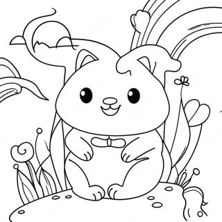 Whimsical Aesthetic Coloring Page 4193-2323