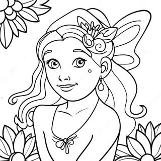 Enchanting Fairy Aesthetic Coloring Page 4197-2642