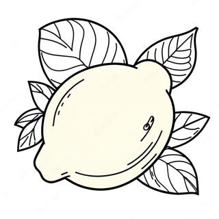 Lemon Coloring Pages