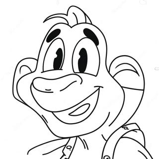 Silly Goofy Face Coloring Page 42270-9238