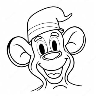 Goofy In A Funny Hat Coloring Page 42272-9246