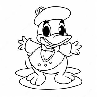 Donald Duck In A Sailor Outfit Coloring Page 43204-9435