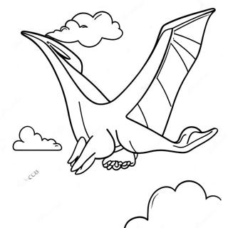 Pterodactyl Coloring Pages