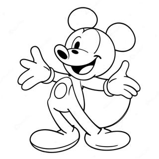 Mickey Mouse Coloring Pages