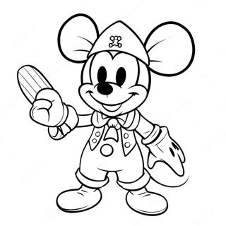 Mickey Mouse Coloring Pages