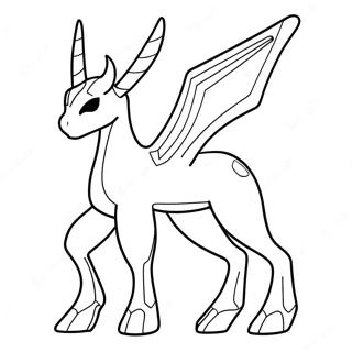 Arceus Legendary Pokemon Coloring Page 44707-9776