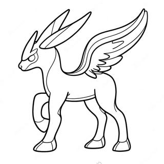 Arceus In Action Coloring Page 44708-9777