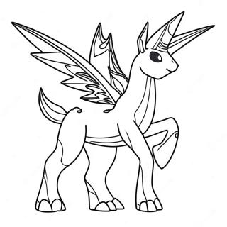 Arceus In Action Coloring Page 44708-9779