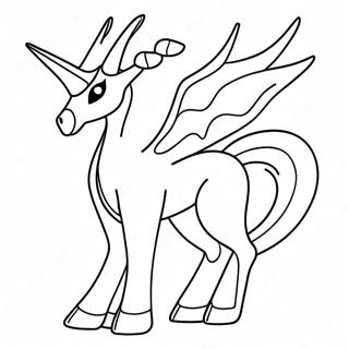 Arceus In Action Coloring Page 44708 9780