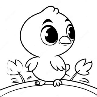 Cute Tweety Bird Coloring Page 44793-9794