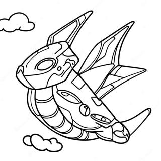 Rayquaza Coloring Pages