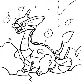 Rayquaza In A Thunderstorm Coloring Page 44886-9822