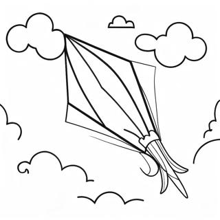 Kite Coloring Pages