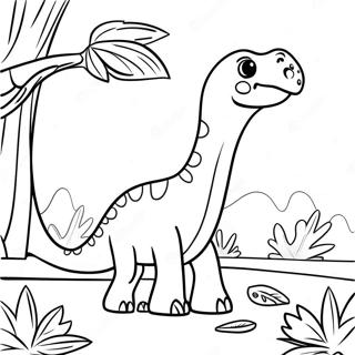 Brachiosaurus Coloring Pages