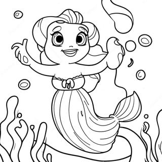 Ursula In The Ocean Coloring Page 45758-10020