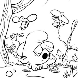 Smurf Coloring Pages