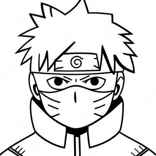 Kakashi Coloring Pages