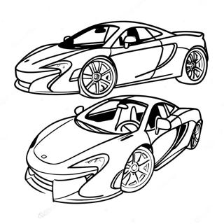 Mclaren Sports Car Coloring Page 46615-10194