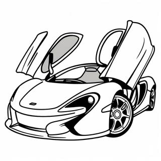 Mclaren Sports Car Coloring Page 46615-10195