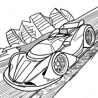 Mclaren Race Car On Track Coloring Page 46616-10198