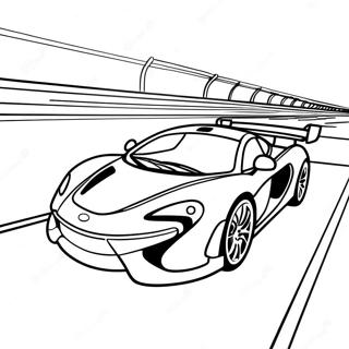 Mclaren Race Car On Track Coloring Page 46616-10199