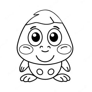 Cute Goomba With Big Eyes Coloring Page 47002-10274