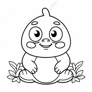 Cute Goomba With Big Eyes Coloring Page 47002-10275