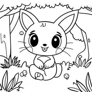 Kuromi Coloring Pages