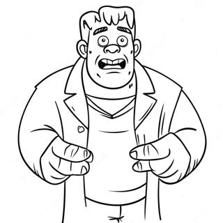 Frankenstein S Monster At Hotel Transylvania Coloring Page 47469-10382