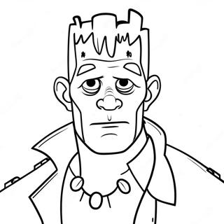 Frankenstein S Monster At Hotel Transylvania Coloring Page 47469-10383