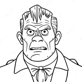 Frankenstein S Monster At Hotel Transylvania Coloring Page 47469-10384