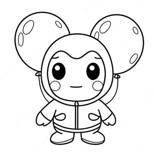 Shy Guy Coloring Pages