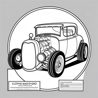 Hot Rod Coloring Pages