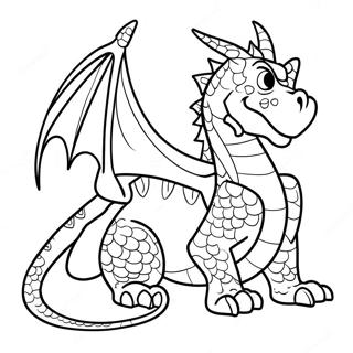 Fantasy Dragon Coloring Page 48354-10569