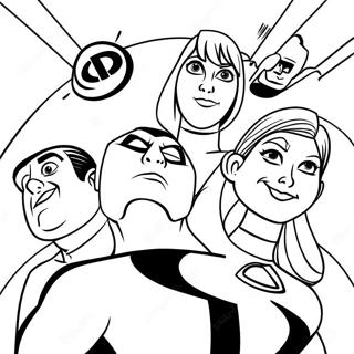 Incredibles Coloring Pages