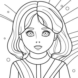 Violet Using Force Fields Coloring Page 48532-10626
