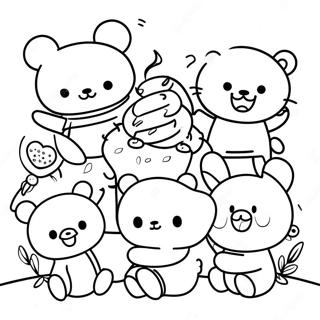 Rilakkuma Coloring Pages