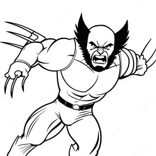 Wolverine Coloring Pages